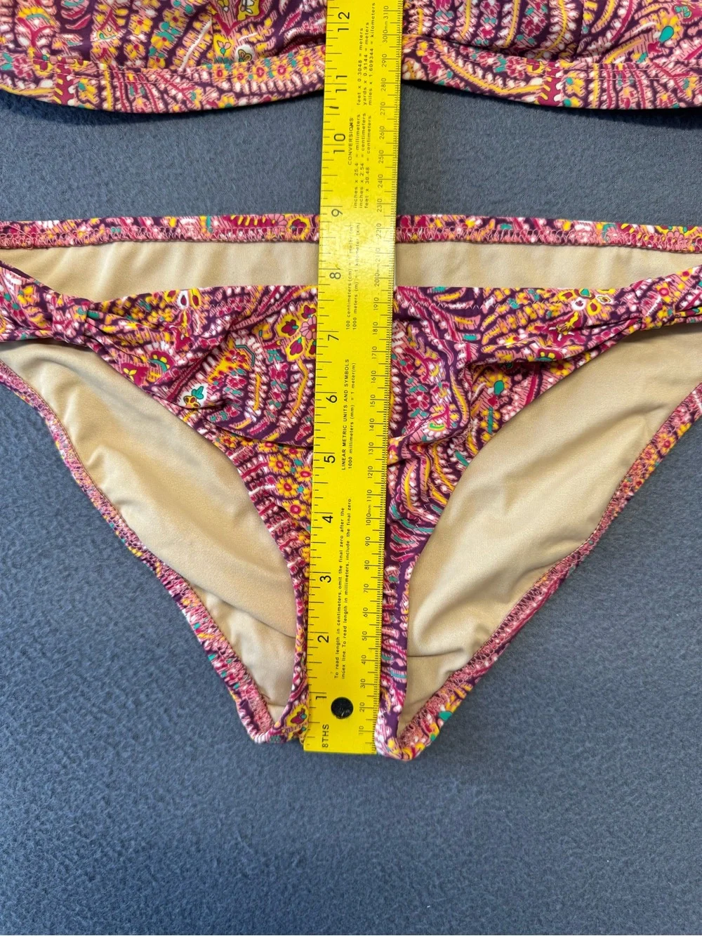 J. Crew Women’s Pink Paisley Two-Piece Bikini Set